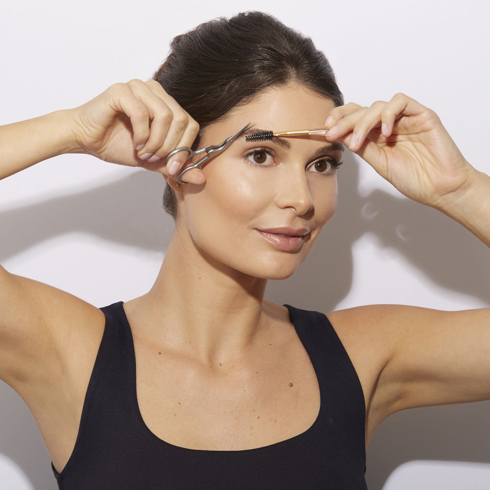 Tweezerman Brow Shaping Scissors and Brush Model No. 2914-R