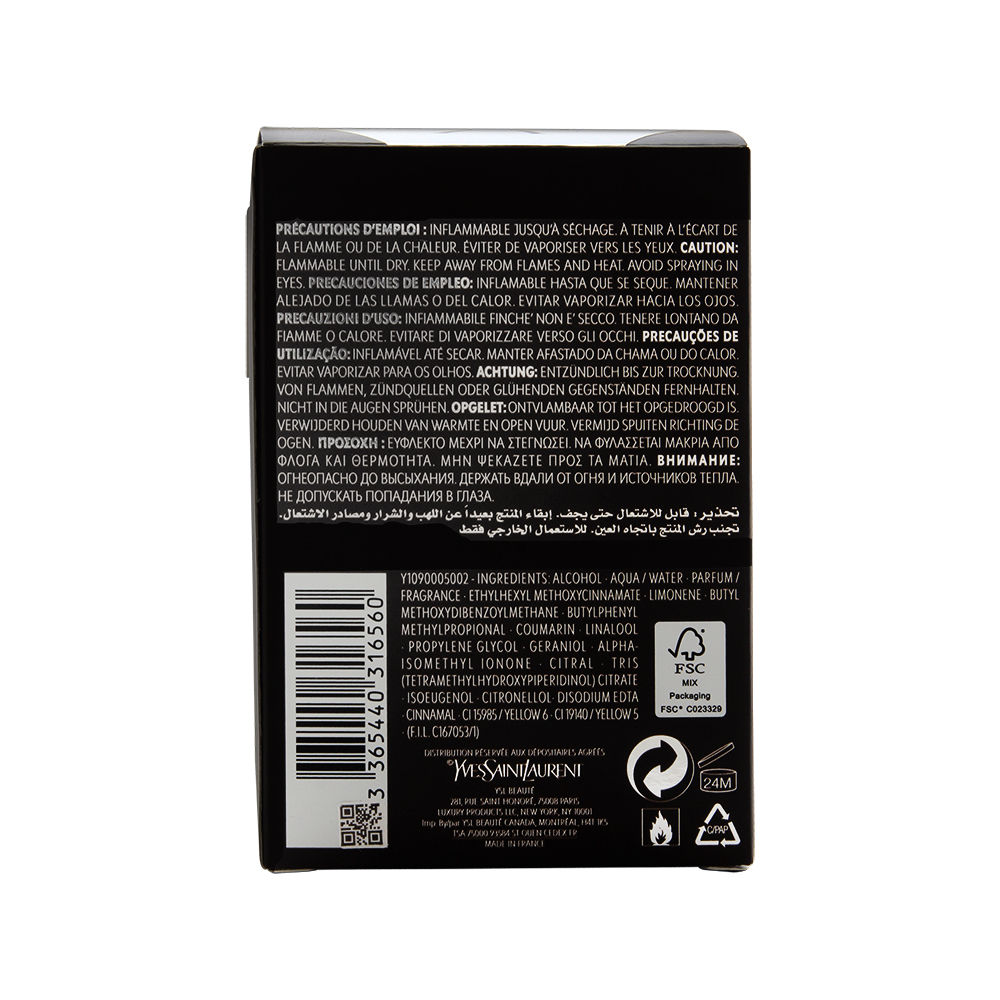 L'Homme Yves Saint Laurent for Men 3.3 oz Eau de Toilette Spray