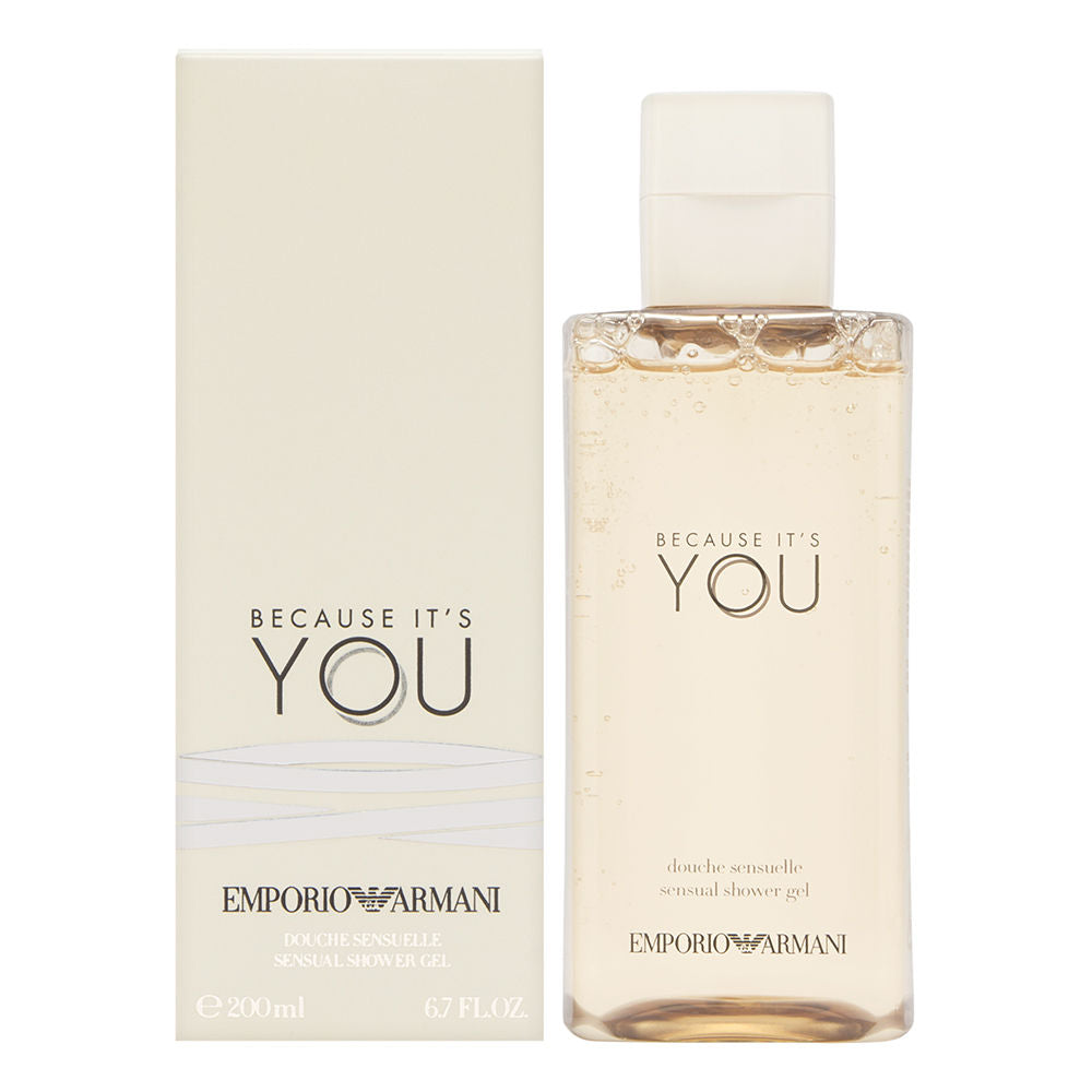 Because It's You by Giorgio Armani for Women 6.7 oz Sensual Shower Gel