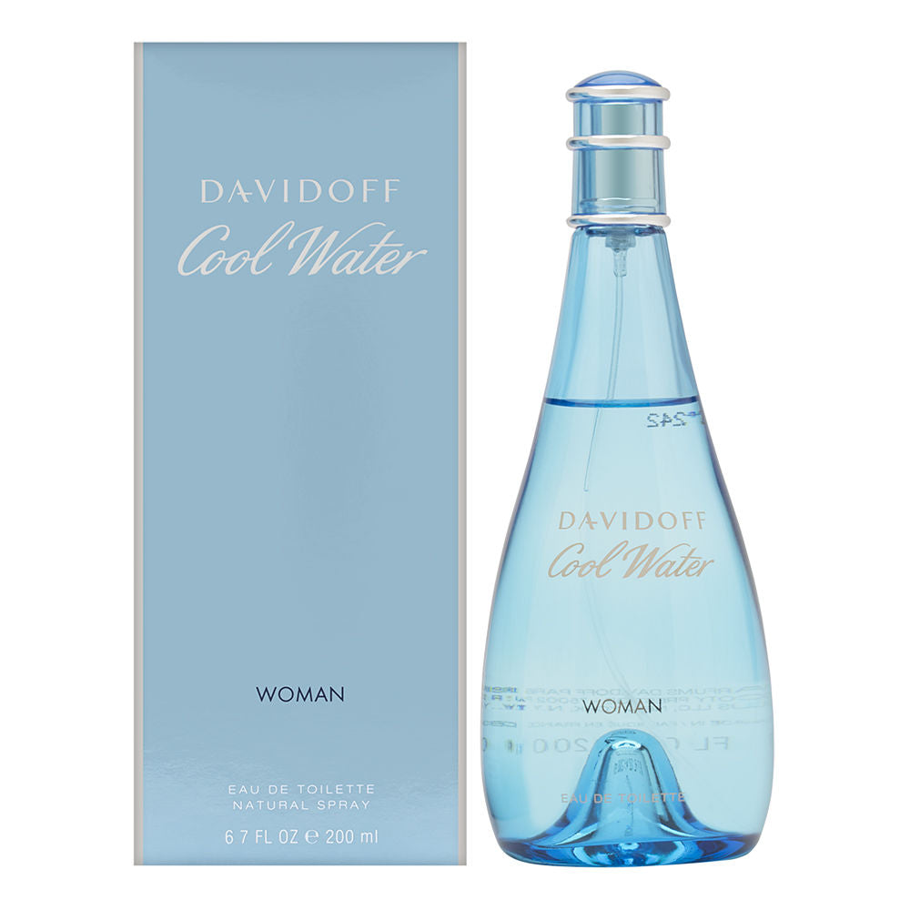 Cool Water by Davidoff for Women 6.7 oz Eau de Toilette Spray