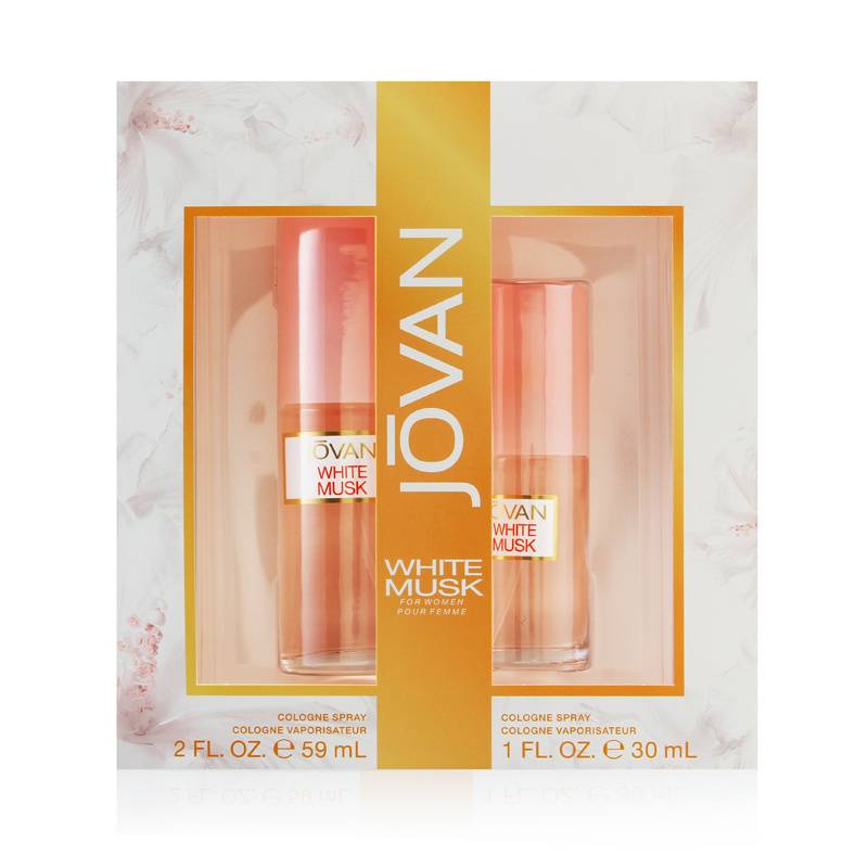 Jovan White Musk by Jovan for Women 2 Piece Set Includes: 2.0 oz Cologne Spray + 1.0 oz Cologne Spray