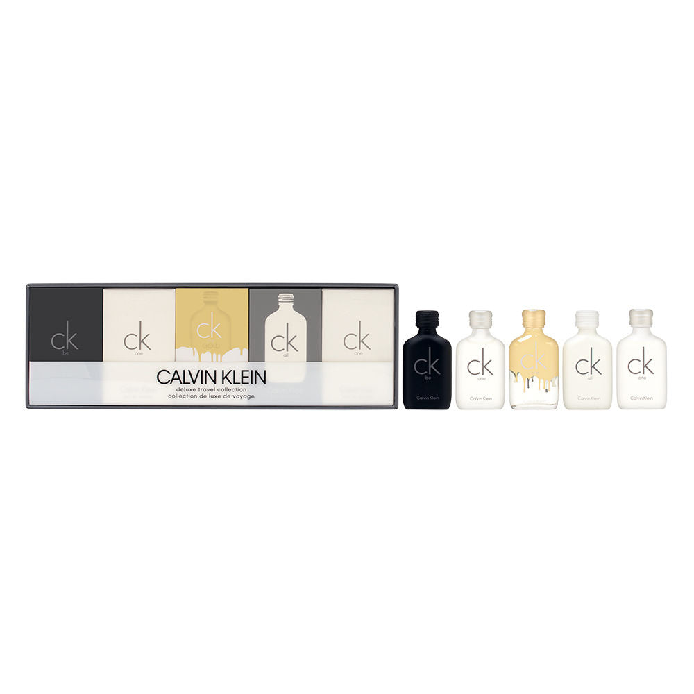 Calvin Klein Deluxe Travel Collection 5 Piece Miniature Set
