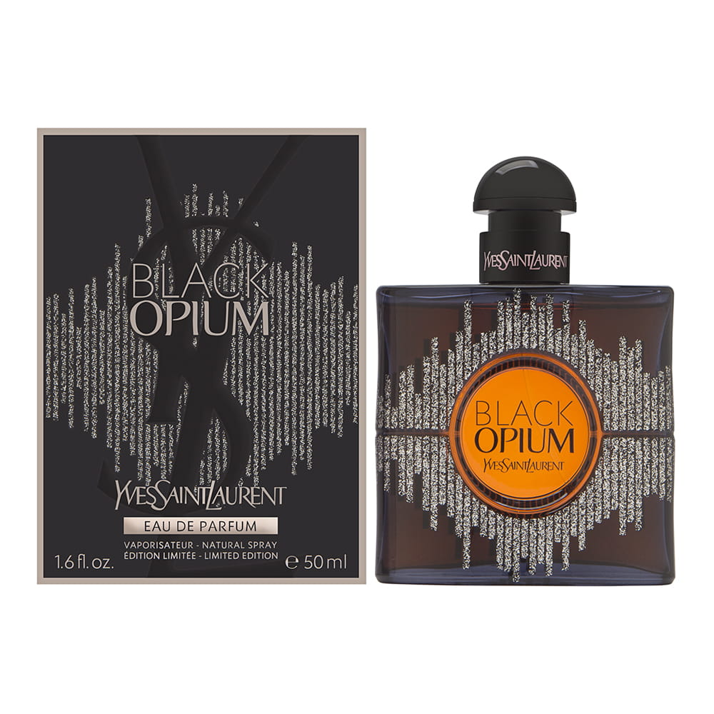 Black Opium by Yves Saint Laurent for Women 1.6 oz Eau de Parfum Spray Sound Illusion Edition
