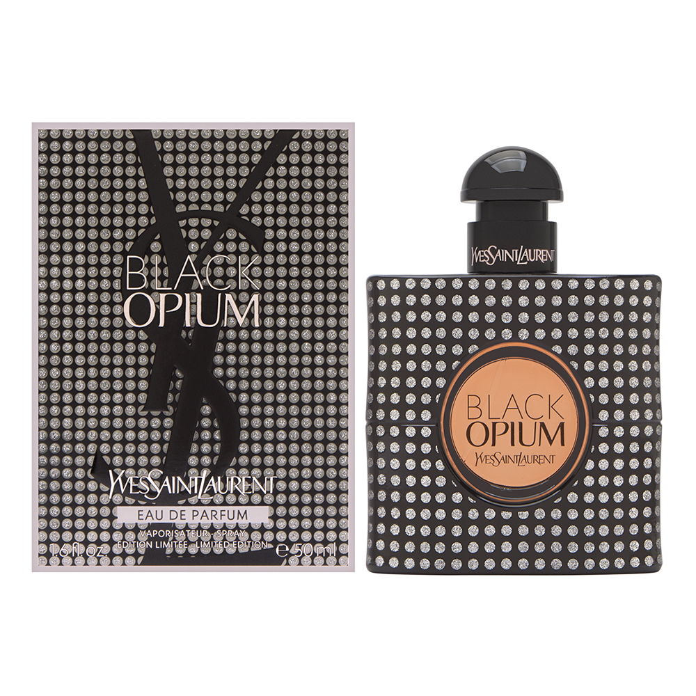 Black Opium by Yves Saint Laurent for Women 1.6 oz Eau de Parfum Spray Shine On Limited Edition