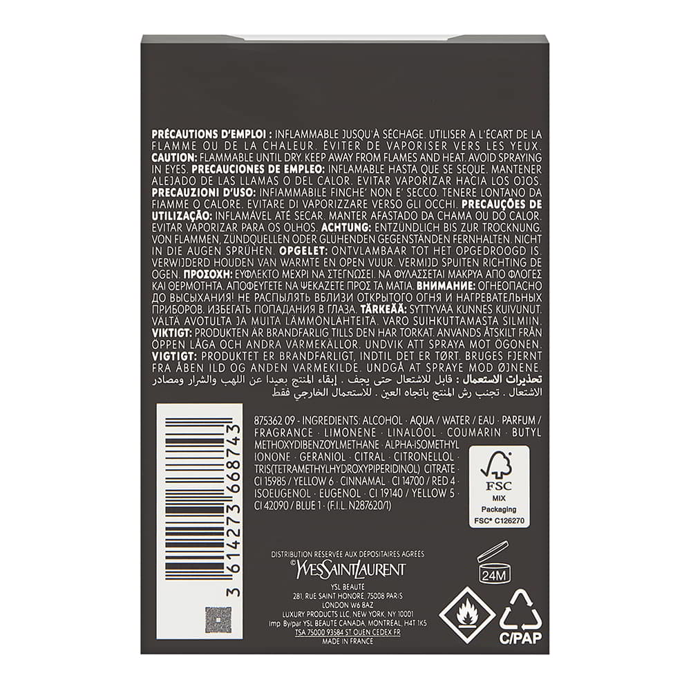 L'Homme Yves Saint Laurent for Men 3.3 oz Eau de Parfum Spray