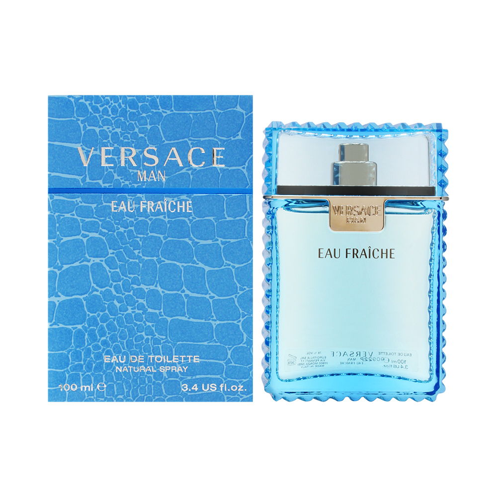 Versace Man Eau Fraiche by Versace for Men 3.4 oz Eau de Toilette Spray