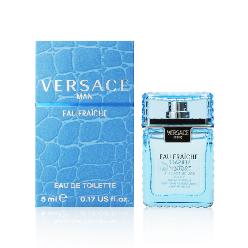 Versace Man Eau Fraiche by Versace for Men 0.17 oz Eau de Toilette Miniature Collectible