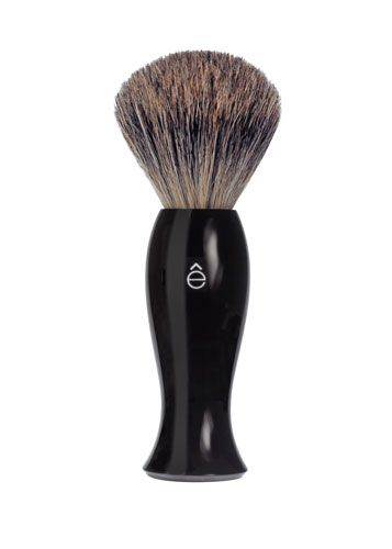 eShave Fine Badger Shaving Brush Black