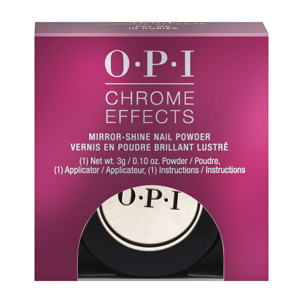 OPI Chrome Effects Mirror Shine Nail Powder CP006 - Pay Me In Rubies