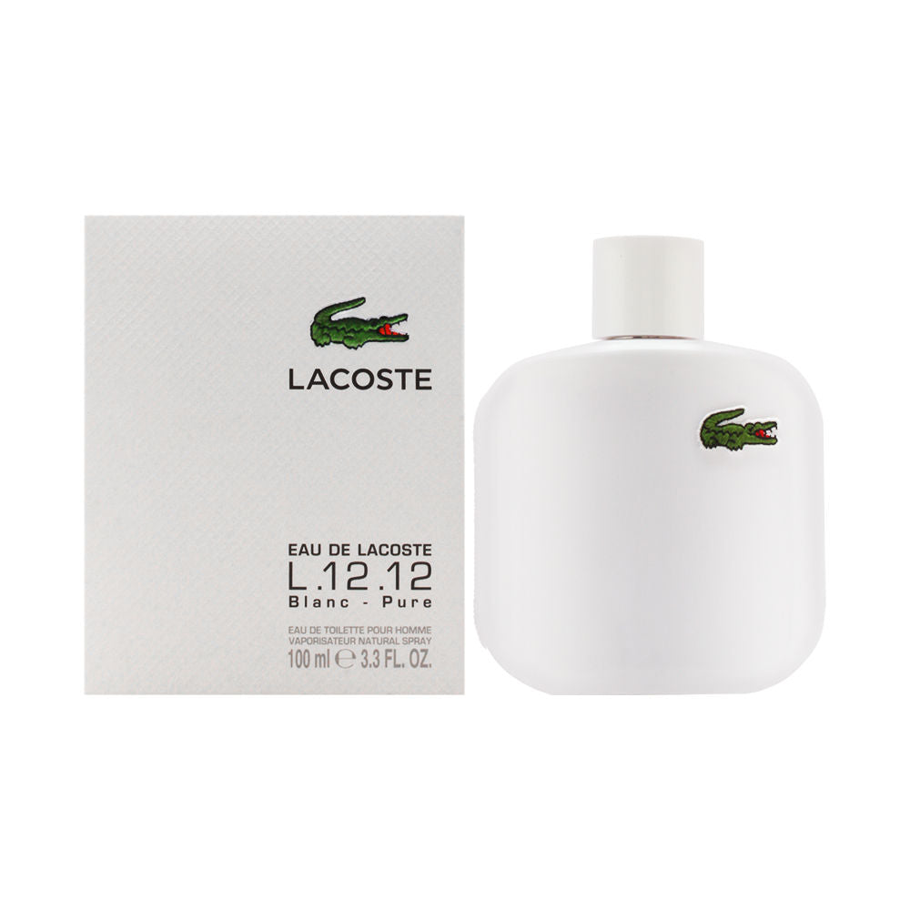 Lacoste Eau de Lacoste L12.12 Blanc for Men 3.3 oz Eau de Toilette Spray