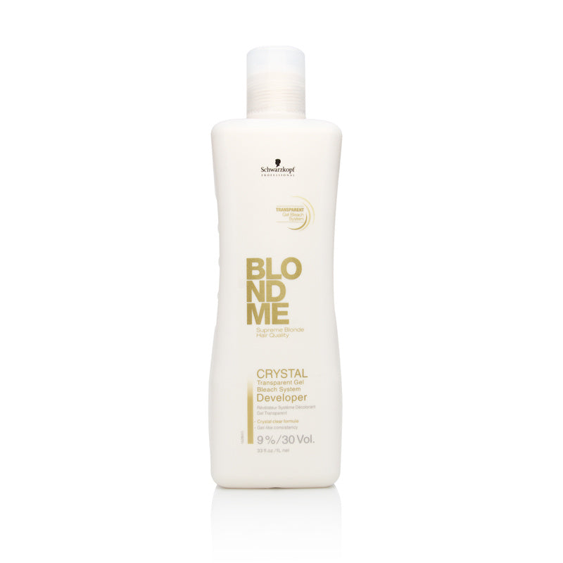 Schwarzkopf Blond Me Crystal Developer 9% / 30 Vol 33.0 oz - (1 Liter) Curve Bottle