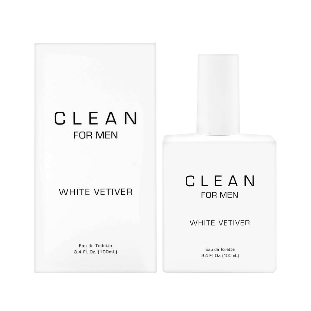 Clean for Men White Vetiver 3.4 oz Eau de Toilette Spray