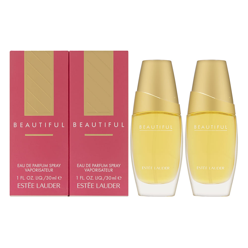 Beautiful by Estee Lauder for Women 2 x 1.0 oz Eau de Parfum Spray Duo Travel Exclusive