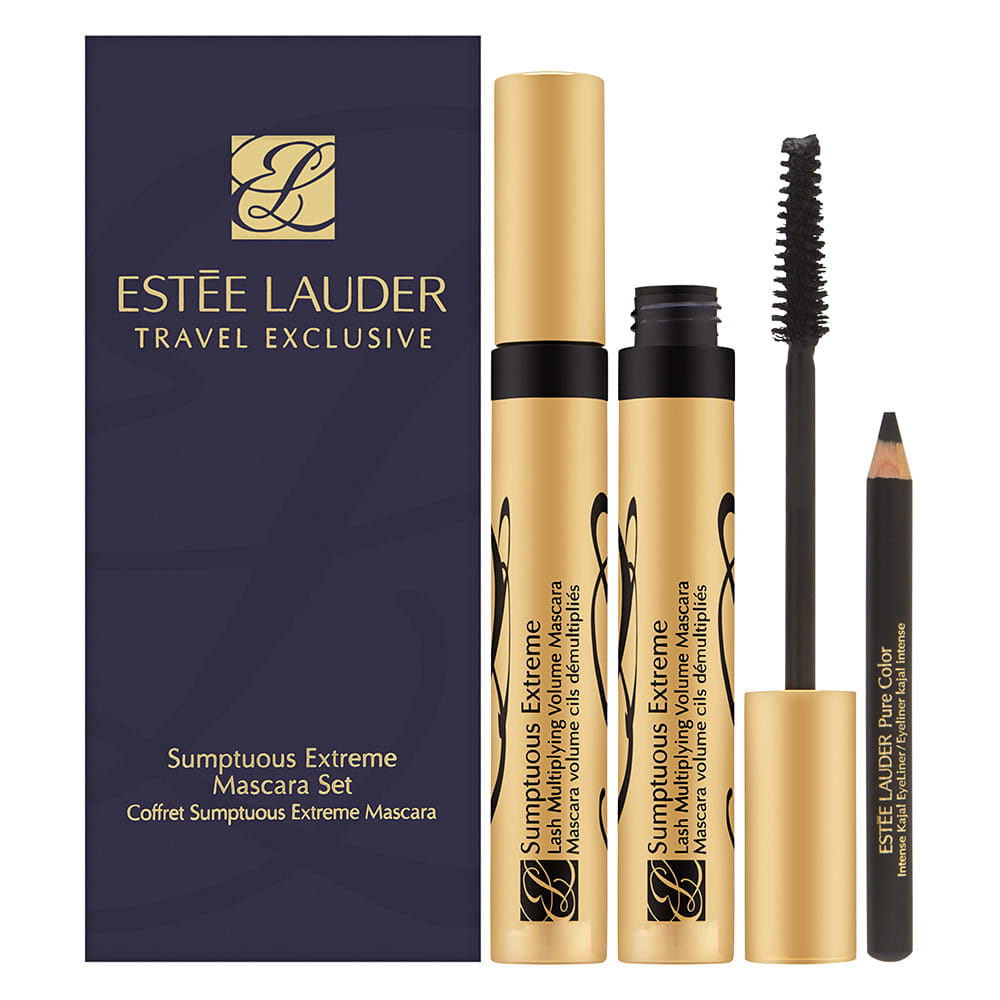 Estee Lauder Travel Exclusive Sumptous Extreme Mascara Set 01 Extreme Black 2 x 0.27 oz