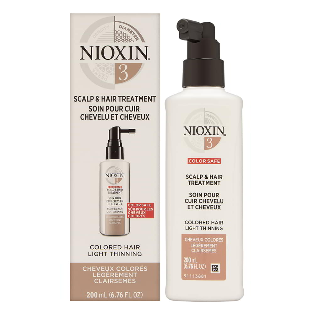 Nioxin Scalp Treatment for Fine Hair System 3, Chemically Enhanced Hair | Normal to Thin-Looking 6.76 oz