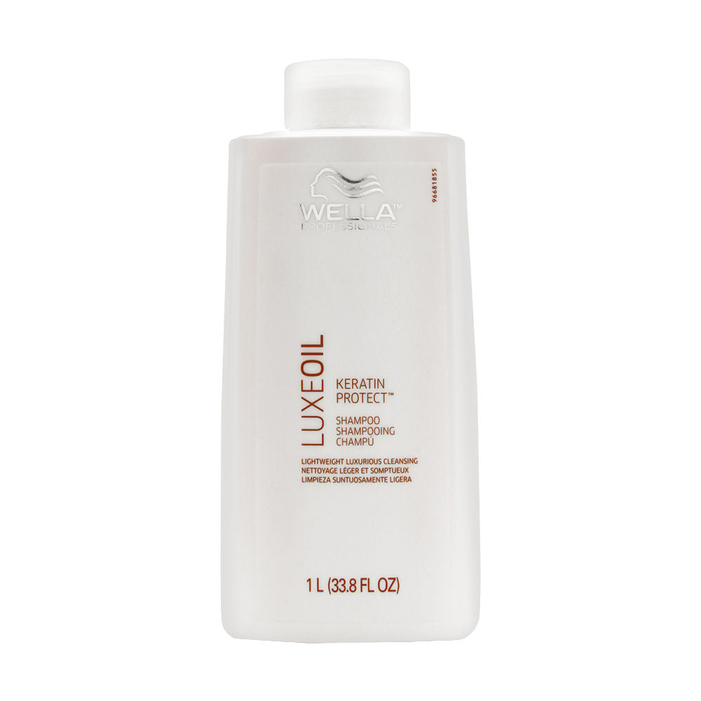 Wella Luxeoil Keratin Protect Shampoo 33.8 oz (1 Liter)