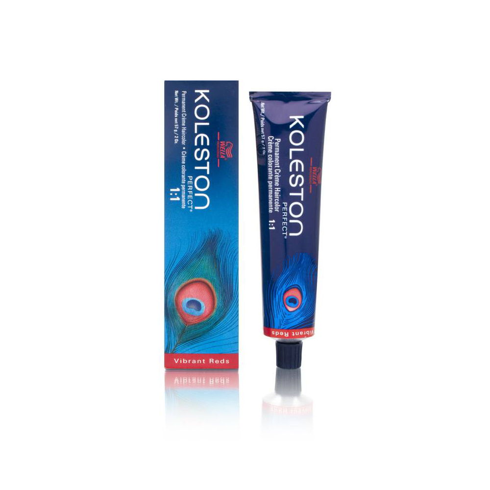 Wella Koleston Perfect Permanent Creme Haircolor 1:1 5/46 Light Brown/Red Violet