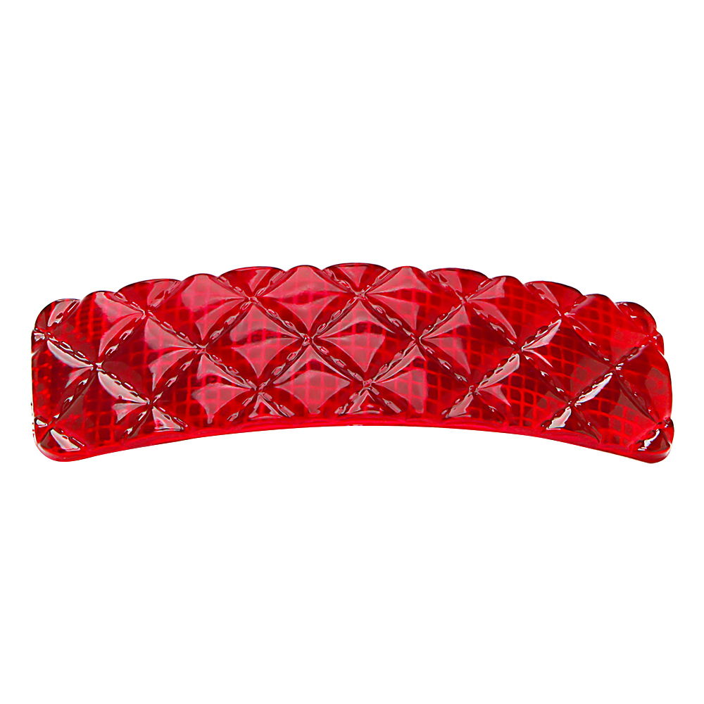 Caravan Rouge Painted Quilted Barrette Model No. 7752