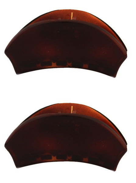 Caravan Mini Hair Claw Tortoise Shell Pair Model No. 672/2