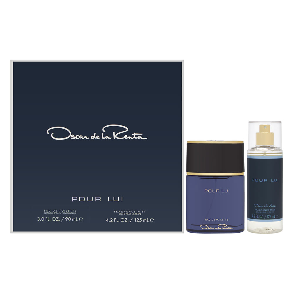 Oscar Pour Lui by Oscar de la Renta for Men 2 Piece Set Includes: 3.0 oz Eau de Toilette Spray + 4.2 oz Fragrance Mist