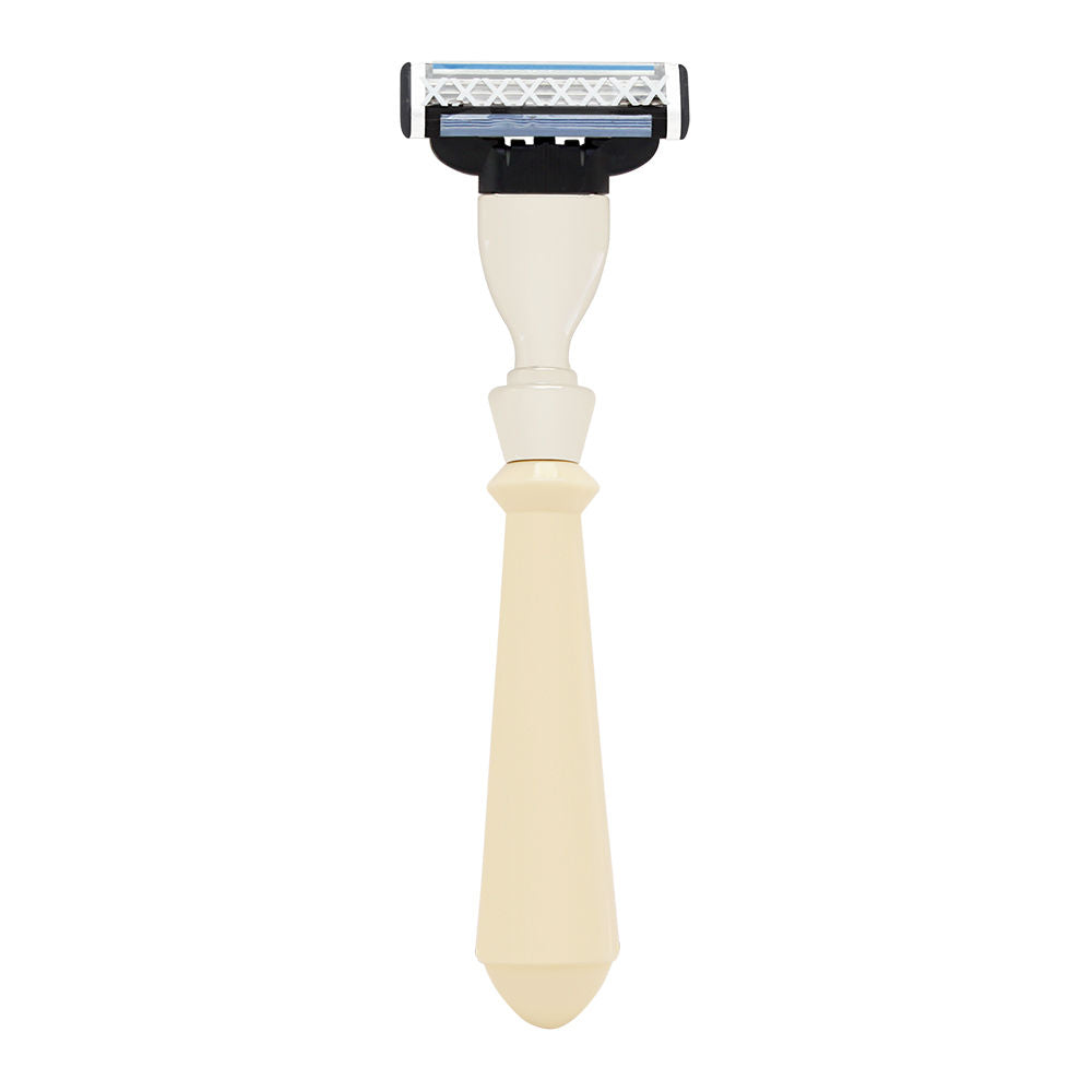 Crystal Madison Razor True Gentlemen Madison Shaving Razor Faux Ivory – beautyencounter