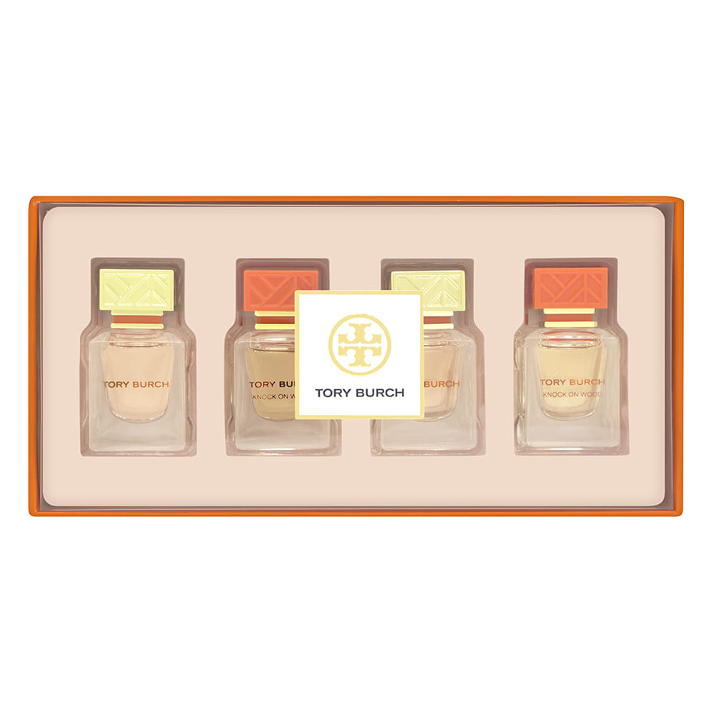 Tory Burch for Women 4 Piece Set: Includes 2 x 0.24 oz Eau de Parfum + 2 x 0.24 oz Extrait de Parfum
