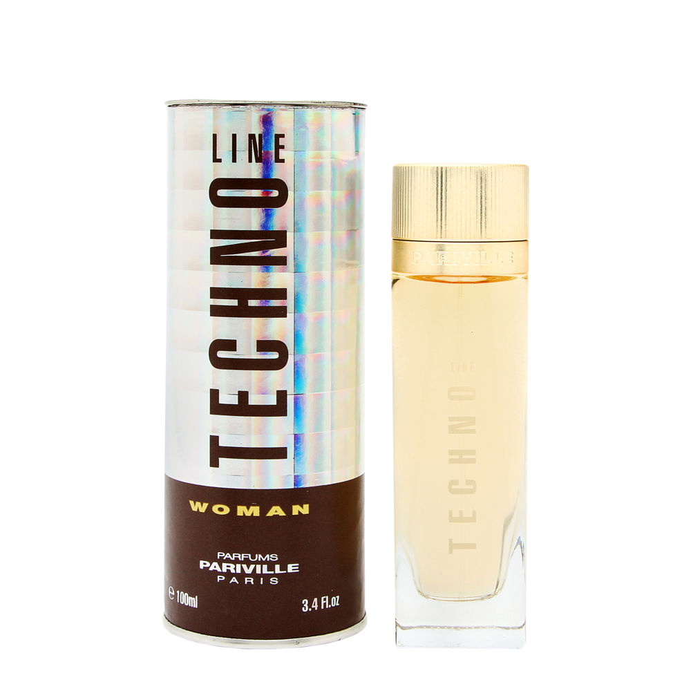 Techno Line Woman by Parfums Pariville 3.4 oz Eau de Parfum Spray