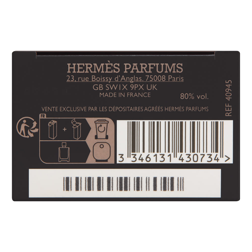 Terre D'Hermes Eau de Intense Vetiver by Hermes for Men 1.6 oz Eau de Parfum Spray