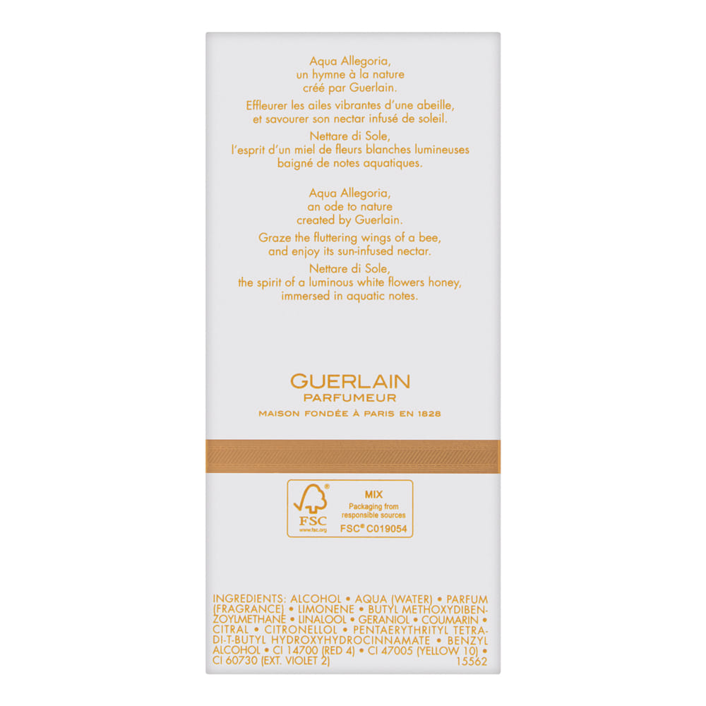 Aqua Allegoria Nettare di Sole by Guerlain for Women 4.2 oz Eau de Toilette Spray
