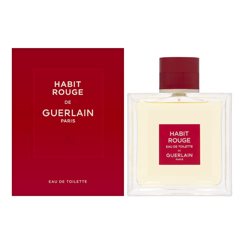 Habit Rouge By Guerlain for Men 3.3 oz Eau de Toilette Spray