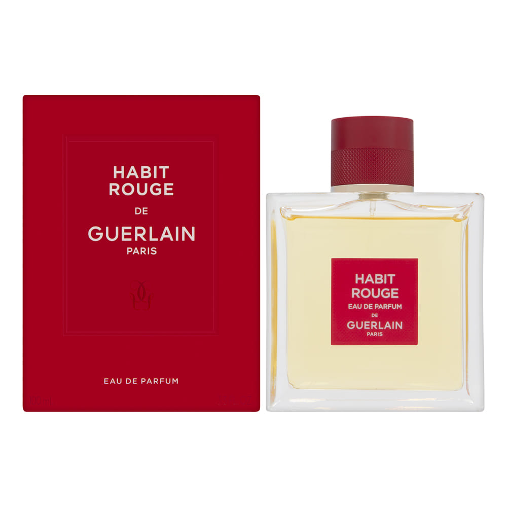 Habit Rouge by Guerlain for Men 3.3 oz Eau de Parfum Spray