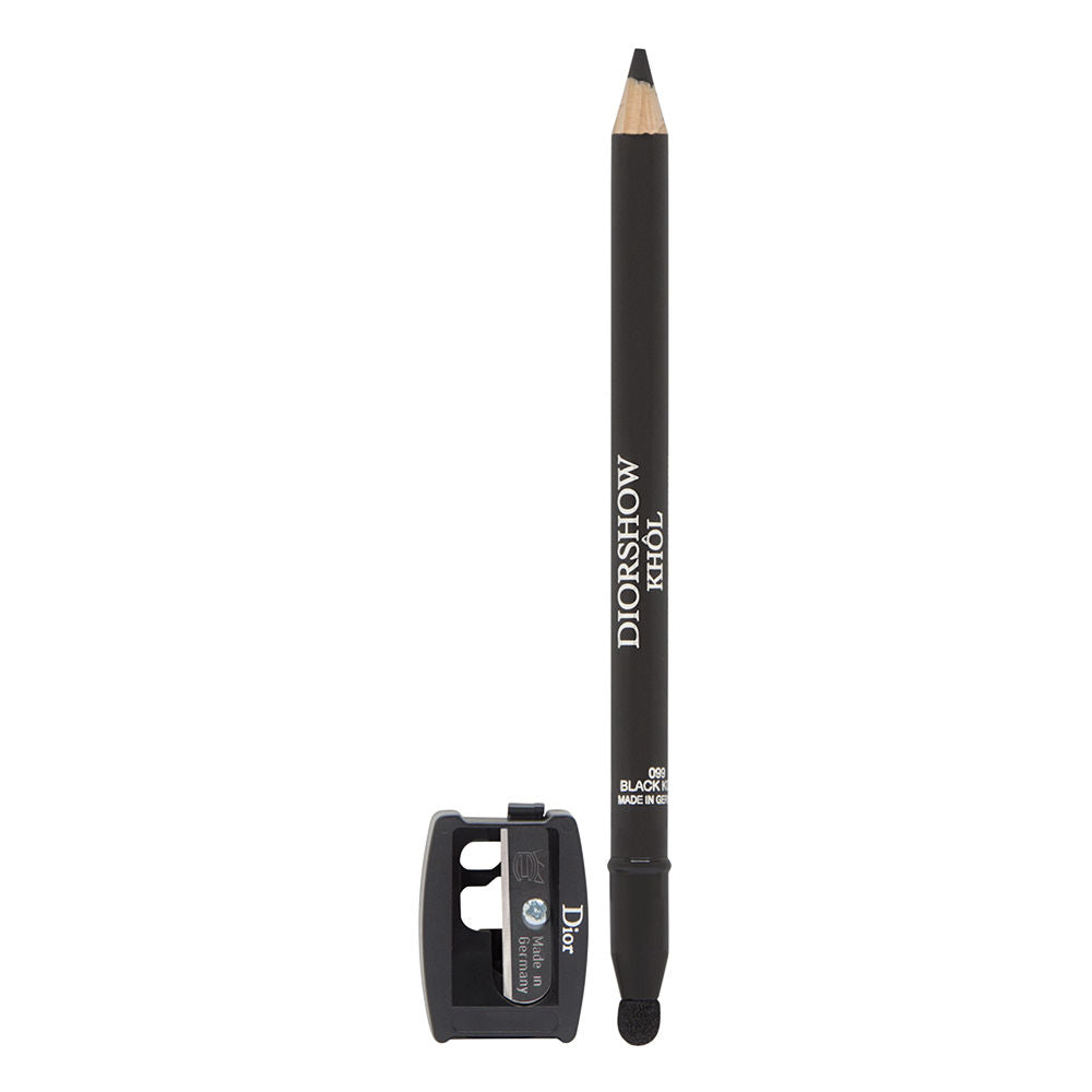 Christian Dior Diorshow Khol Intense Waterproof Pencil with Blending Tip and Sharpener 099 Black Kohl