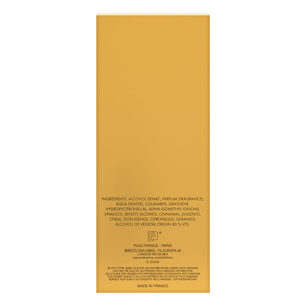 1 Million by Paco Rabanne for Men 3.4 oz Eau de Toilette Spray