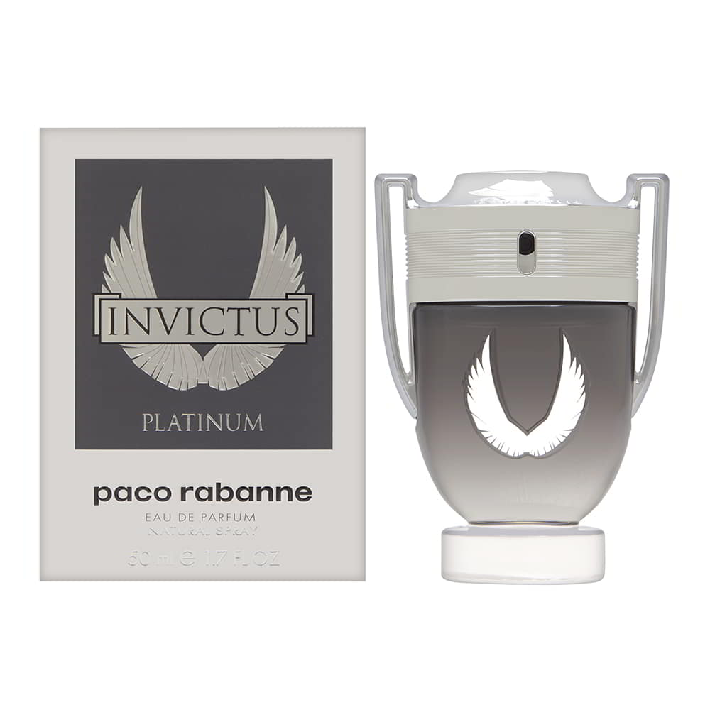 Invictus Platinum by Paco Rabanne for Men 1.7 oz Eau de Parfum Spray
