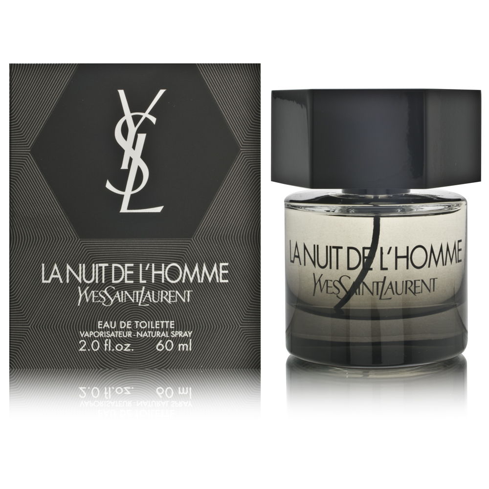 La Nuit de L'Homme by Yves Saint Laurent for Men 2.0 oz Eau de Toilette Spray