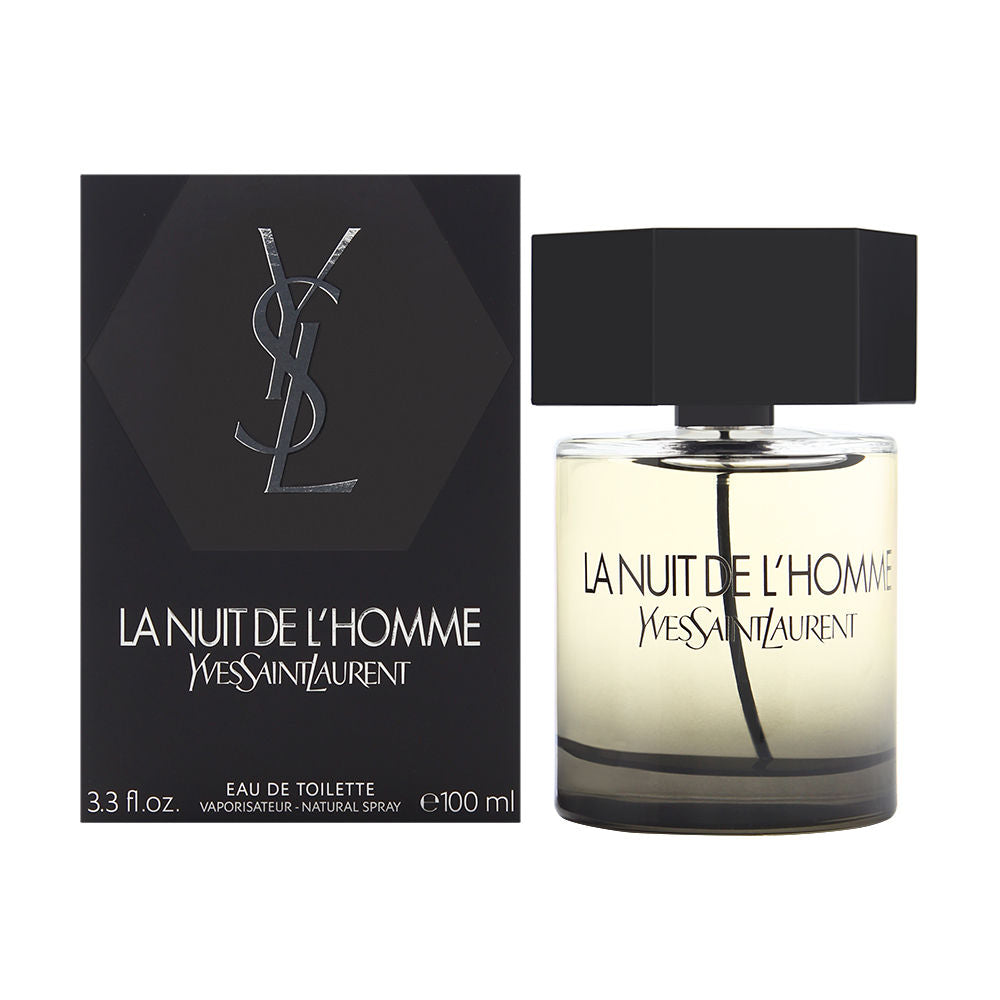 La Nuit de L'Homme by Yves Saint Laurent for Men 3.3 oz Eau de Toilette Spray