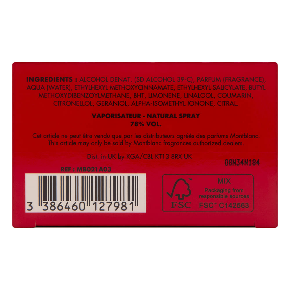 Montblanc Legend Red for Men 1.0 oz Eau de Parfum Spray