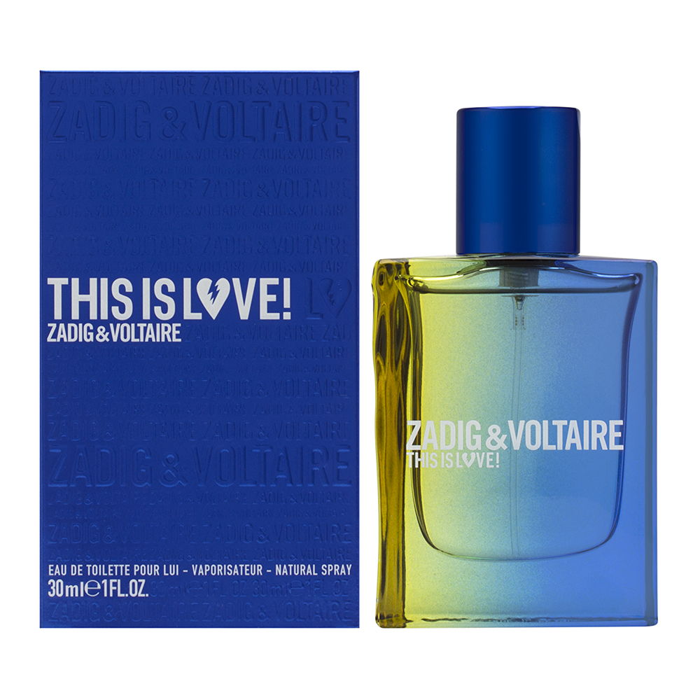 Zadig & Voltaire This is Love! for Men 1.0 oz Eau De Toilette Pour Lui Spray