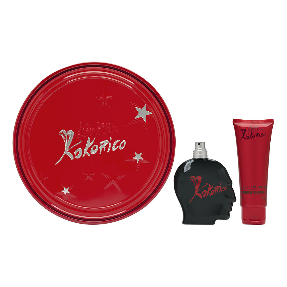 Jean Paul Gaultier Kokorico by Jean Paul Gaultier for Men 2 Piece Set Includes: 1.6 oz Eau de Toilette Spray + 2.5 oz Perfumed Shower Gel