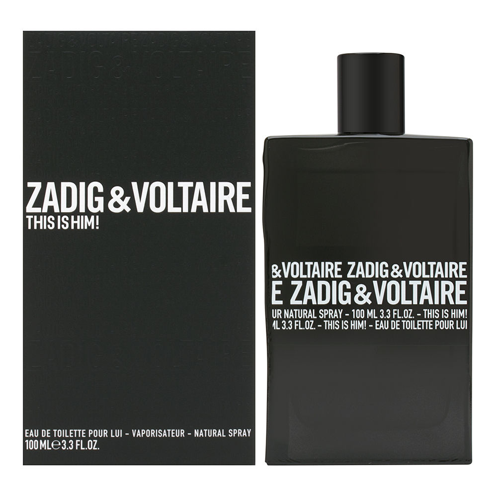 Zadig & Voltaire This is Him! 3.3 oz Eau De Toilette Pour Lui Spray