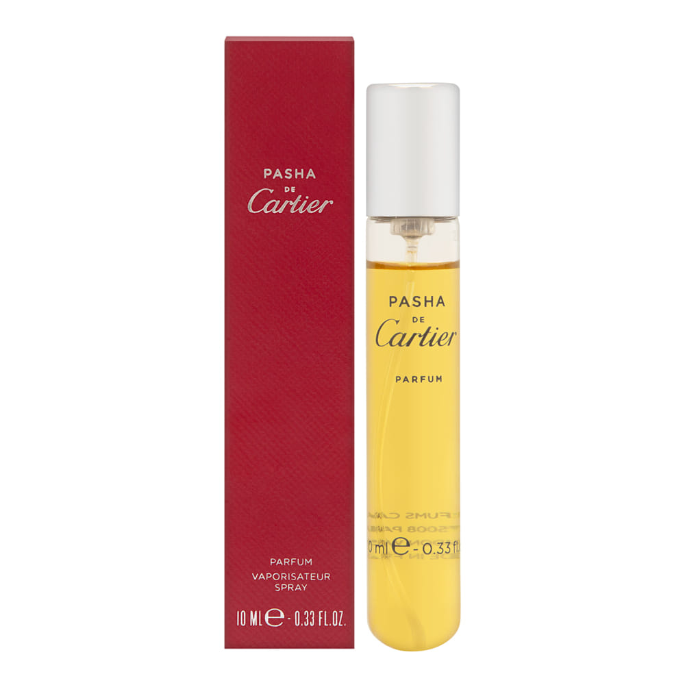 Pasha de Cartier by Cartier for Men 0.33 oz Parfum Travel Spray