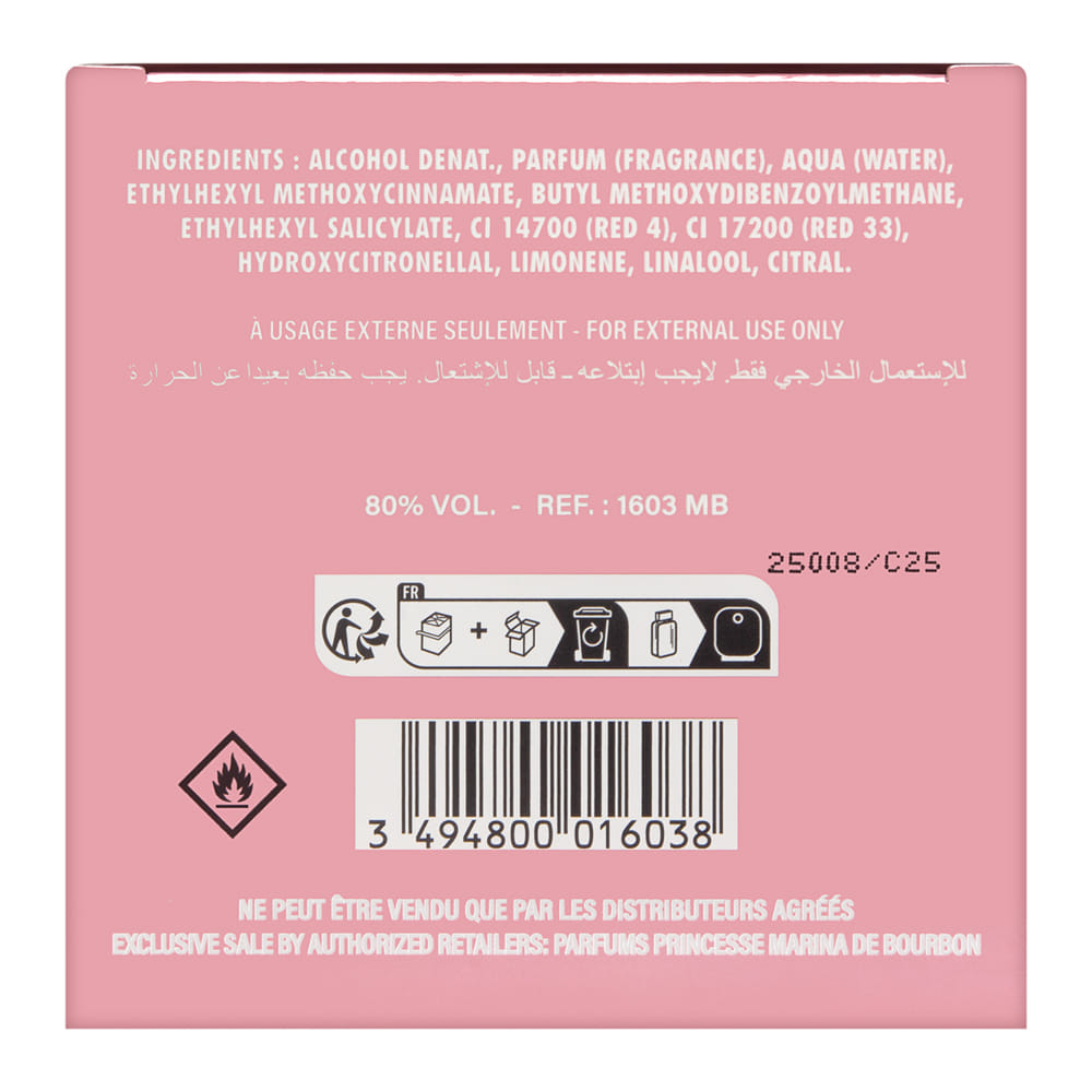Cristal Royal Rose by Princesse Marina de Bourbon for Women 3.4 oz Eau de Parfum Spray