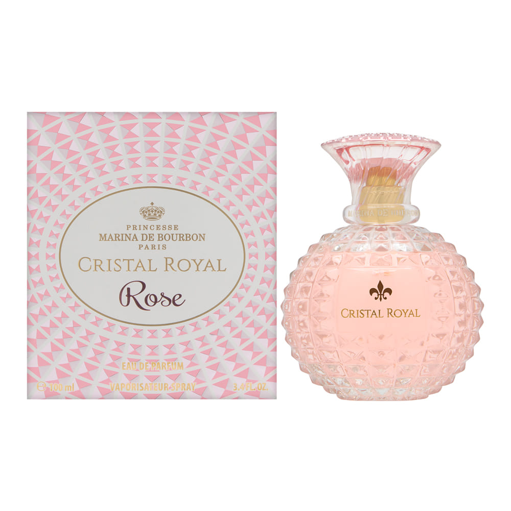 Cristal Royal Rose by Princesse Marina de Bourbon for Women 3.4 oz Eau de Parfum Spray