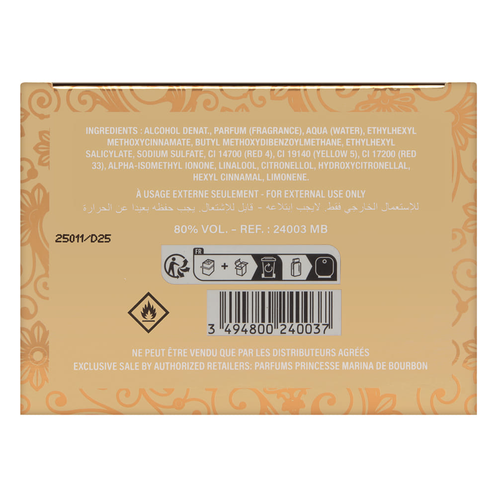 Golden Dynastie by Princesse Marina de Bourbon for Women 3.4 oz Eau de Parfum Spray