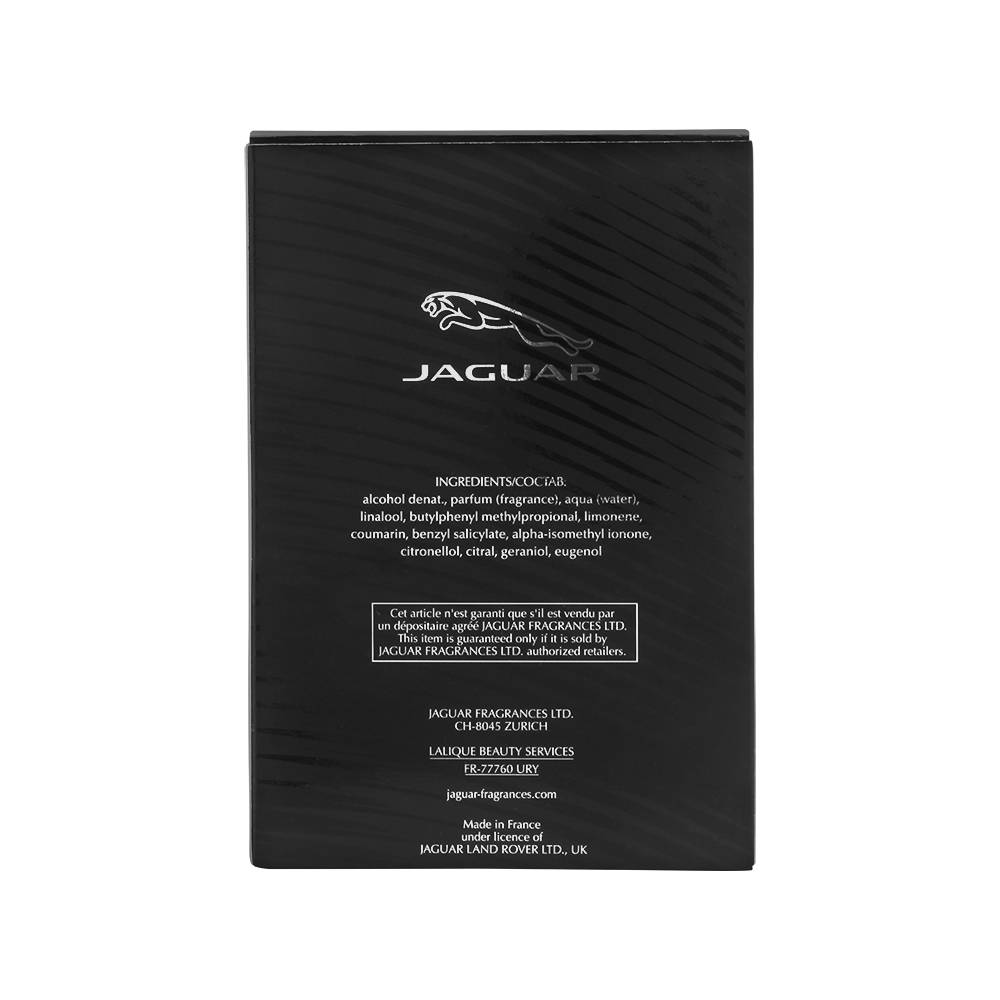 Jaguar Classic Black by Jaguar for Men 3.4 oz Eau de Toilette Spray