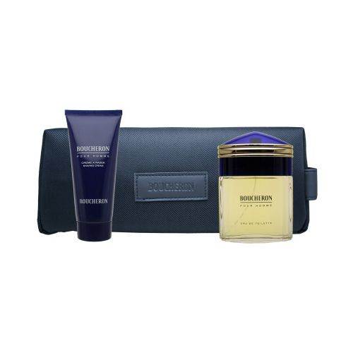 3 Piece Set Includes: 3.3 oz Eau de Toilette Spray + 3.3 oz Shave Cream + Toiletry Case