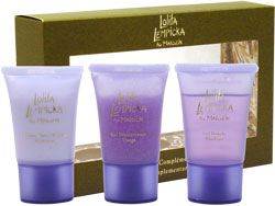 Lolita Lempicka Au Masculin by Lolita Lempicka for Men 3 Piece Travel Trio Includes: 0.7 oz Moisturizing After-Shave Balm + 0.7 oz Invigorating Shower Gel + 0.7 oz Face Cleansing Scrub