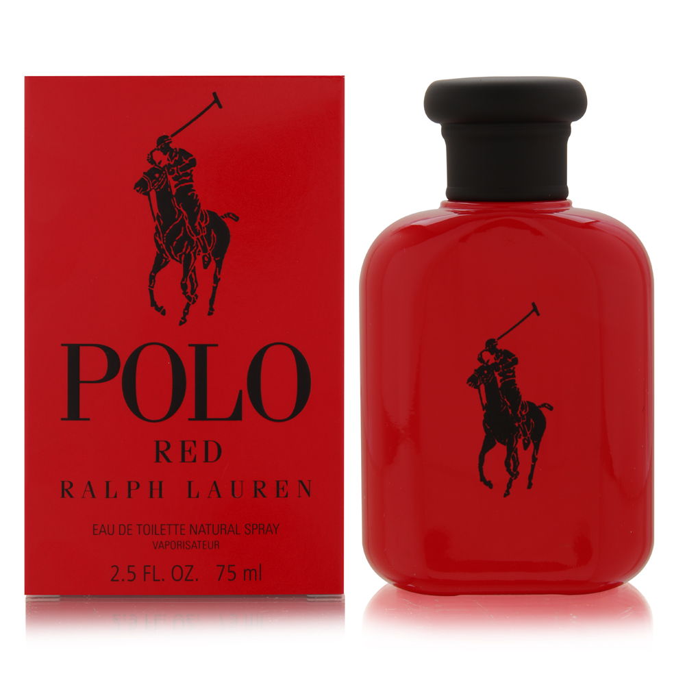 Polo Red by Ralph Lauren for Men 2.5 oz Eau de Toilette Spray