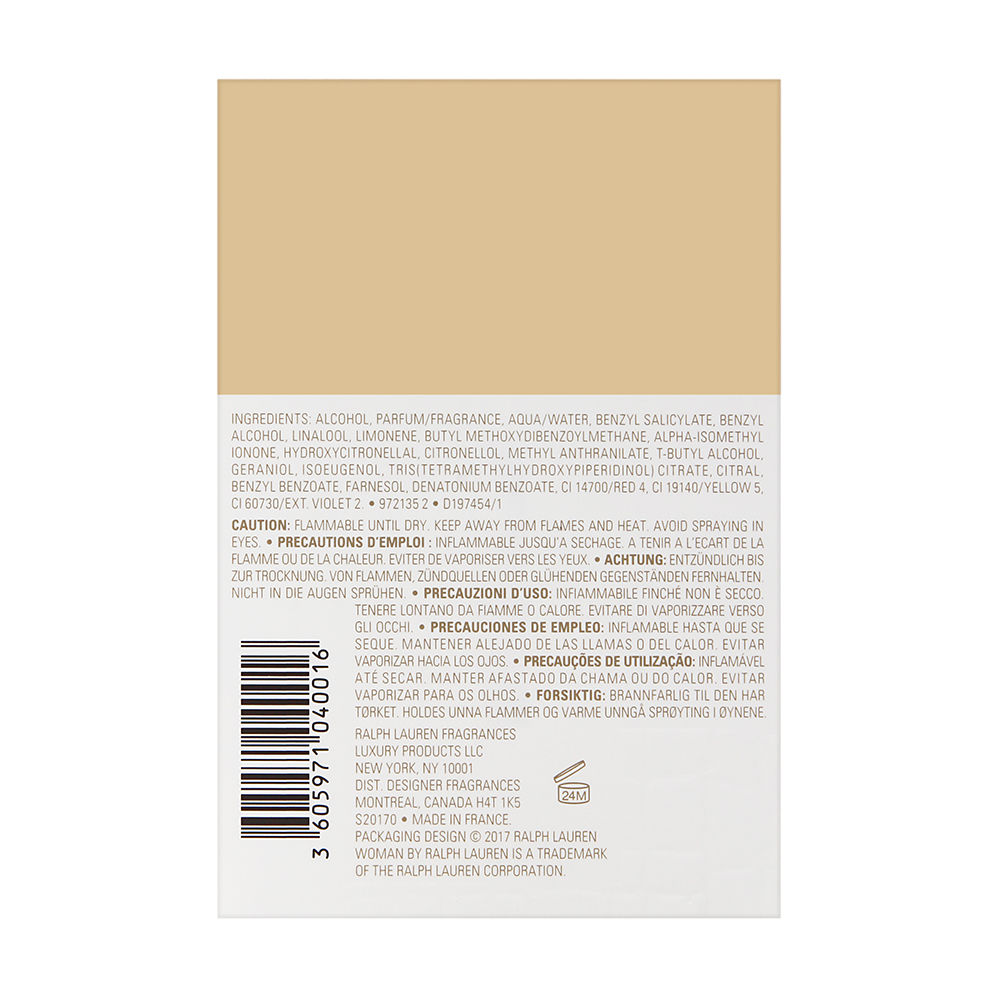 Woman by Ralph Lauren 3.4 oz Eau de Parfum Spray