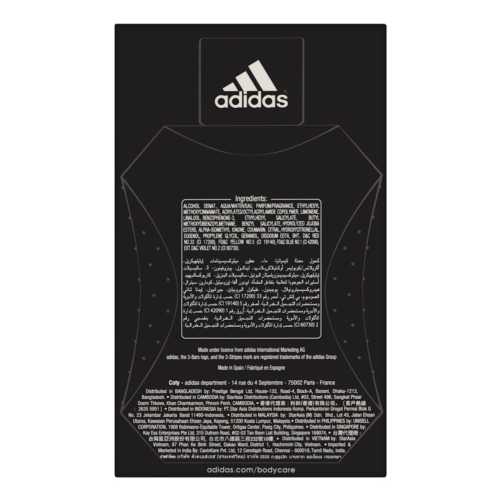 Adidas Dynamic Pulse by Coty for Men 3.4 oz Eau de Toilette Spray
